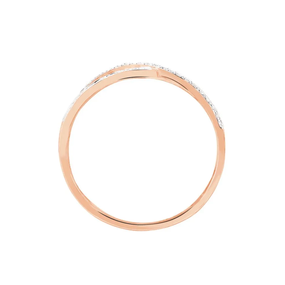 Bague Emilie Or Rose Diamant