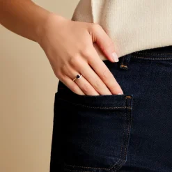 Bague Emotion Or Jaune Saphir Diamant