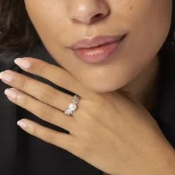 Bague Epiphania Or Blanc Oxyde De Zirconium