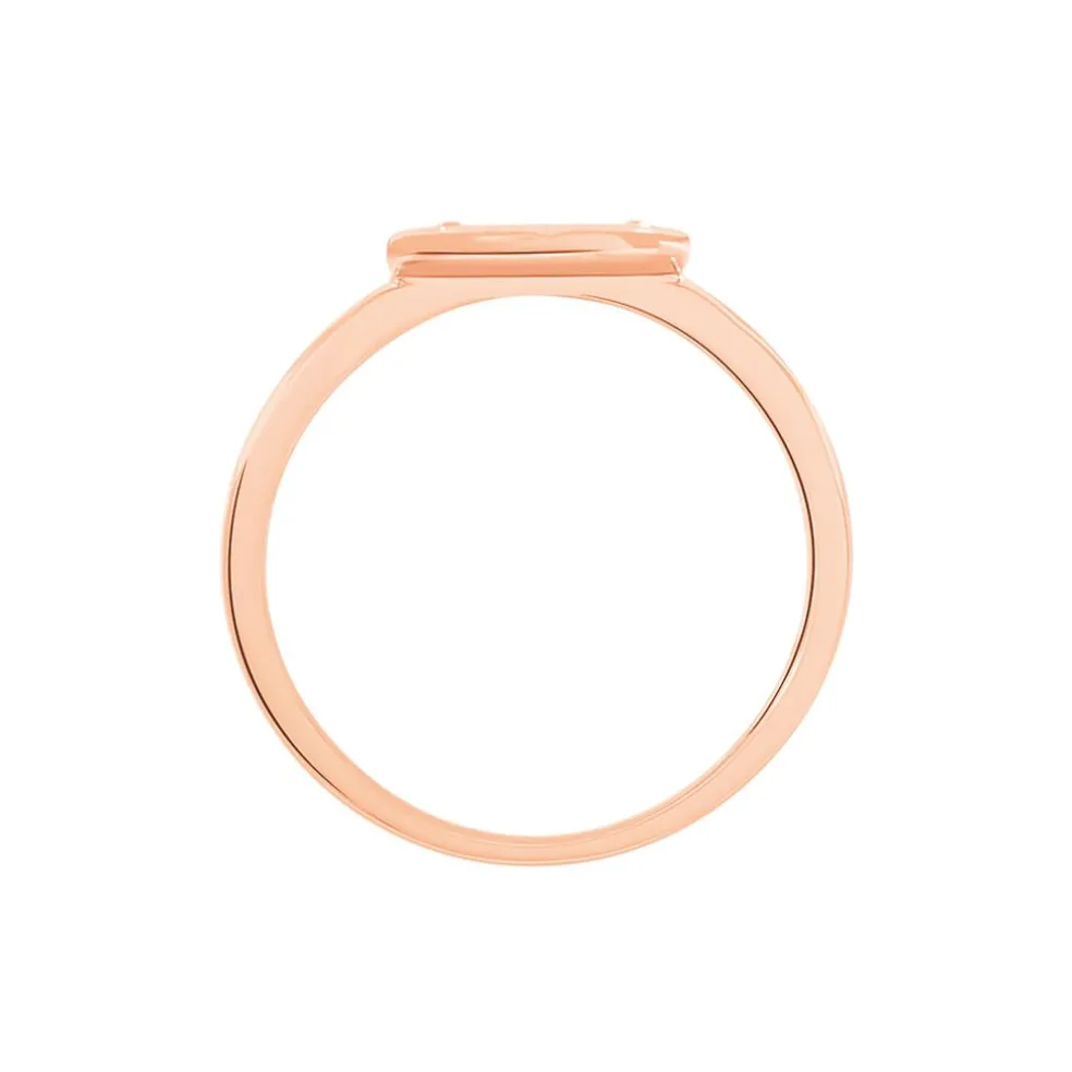 Bague Erinna Argent Rose Oxyde De Zirconium