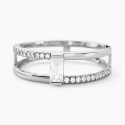 Bague Erynn Argent Blanc Oxyde De Zirconium