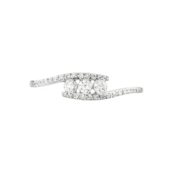Bague Eternite Or Blanc Diamant
