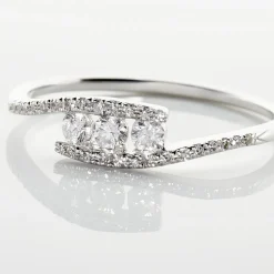 Bague Eternite Or Blanc Diamant
