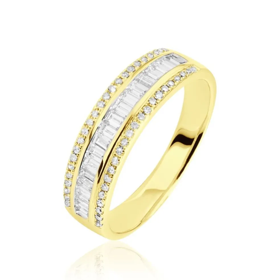 Bague Eugenie Or Jaune Diamant