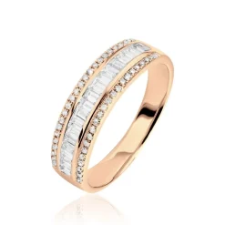 Bague Eugenie Or Rose Diamant