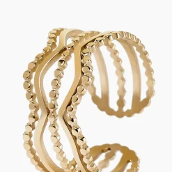 Bague Eva Acier Jaune