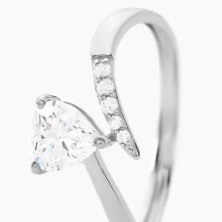 Bague Eva Or Blanc Oxyde De Zirconium