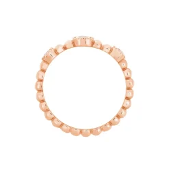 Bague Fahriye Argent Rose Oxyde De Zirconium