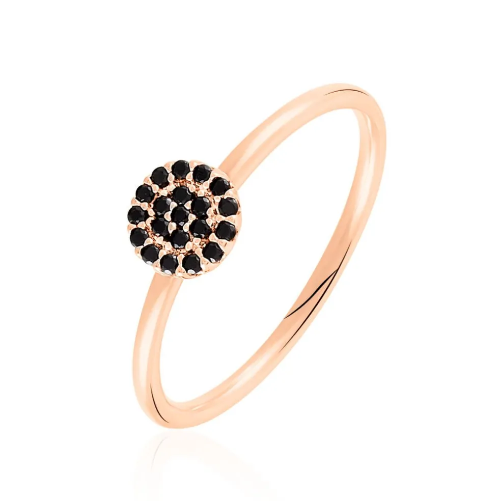 Bague Fares Argent Rose Spinelle