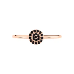 Bague Fares Argent Rose Spinelle
