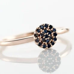 Bague Fares Argent Rose Spinelle