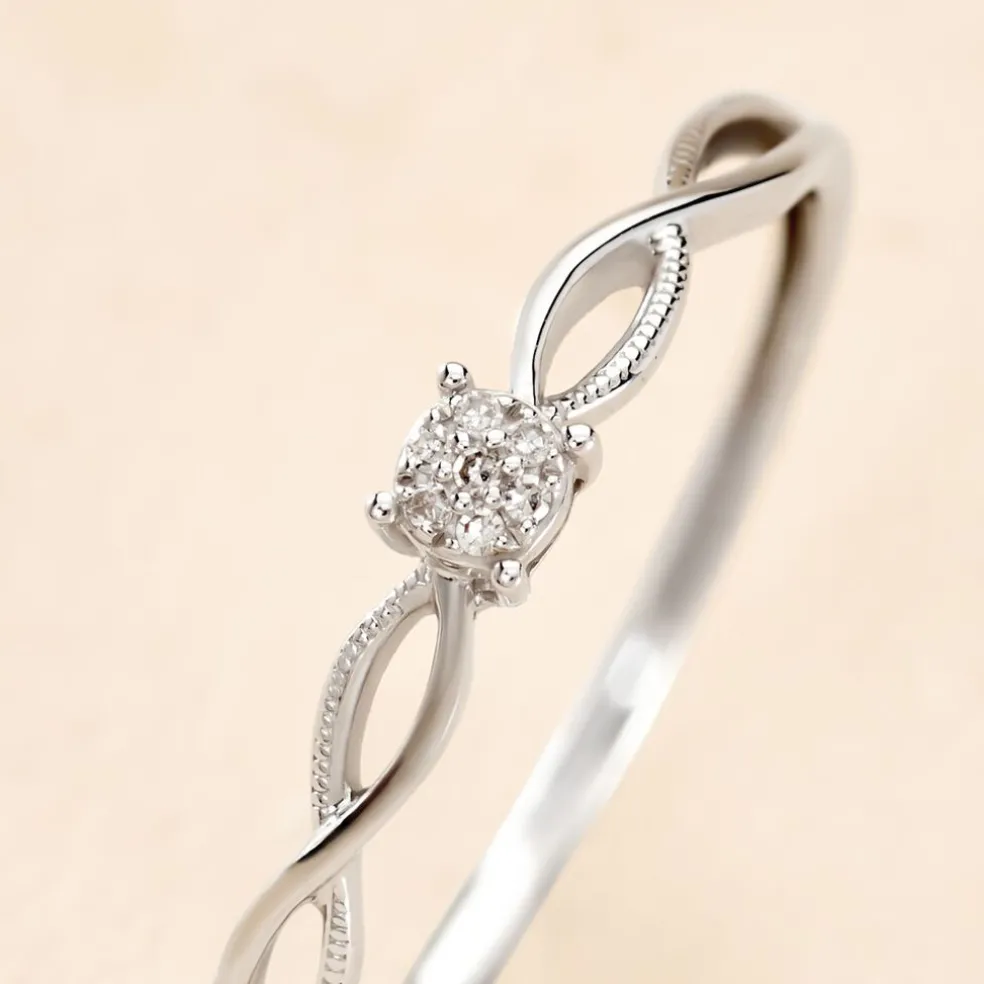 Bague Farila Or Blanc Diamant