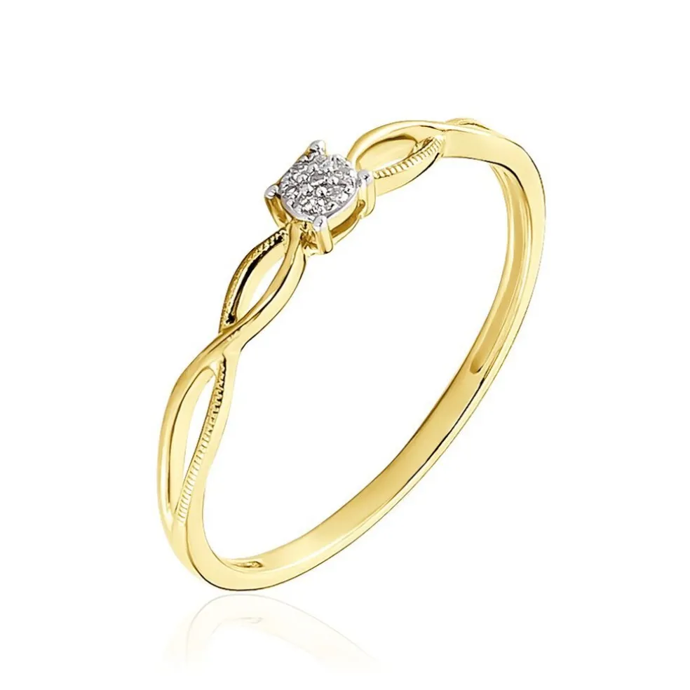 Bague Farila Or Jaune Diamant