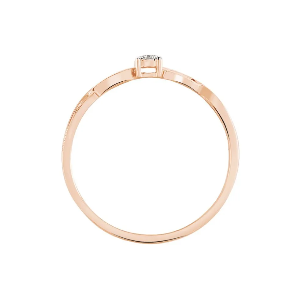 Bague Farila Or Rose Diamant