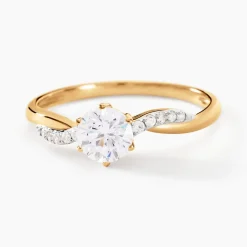 Bague Filipa Or Bicolore Oxyde De Zirconium