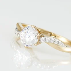 Bague Filipa Or Bicolore Oxyde De Zirconium