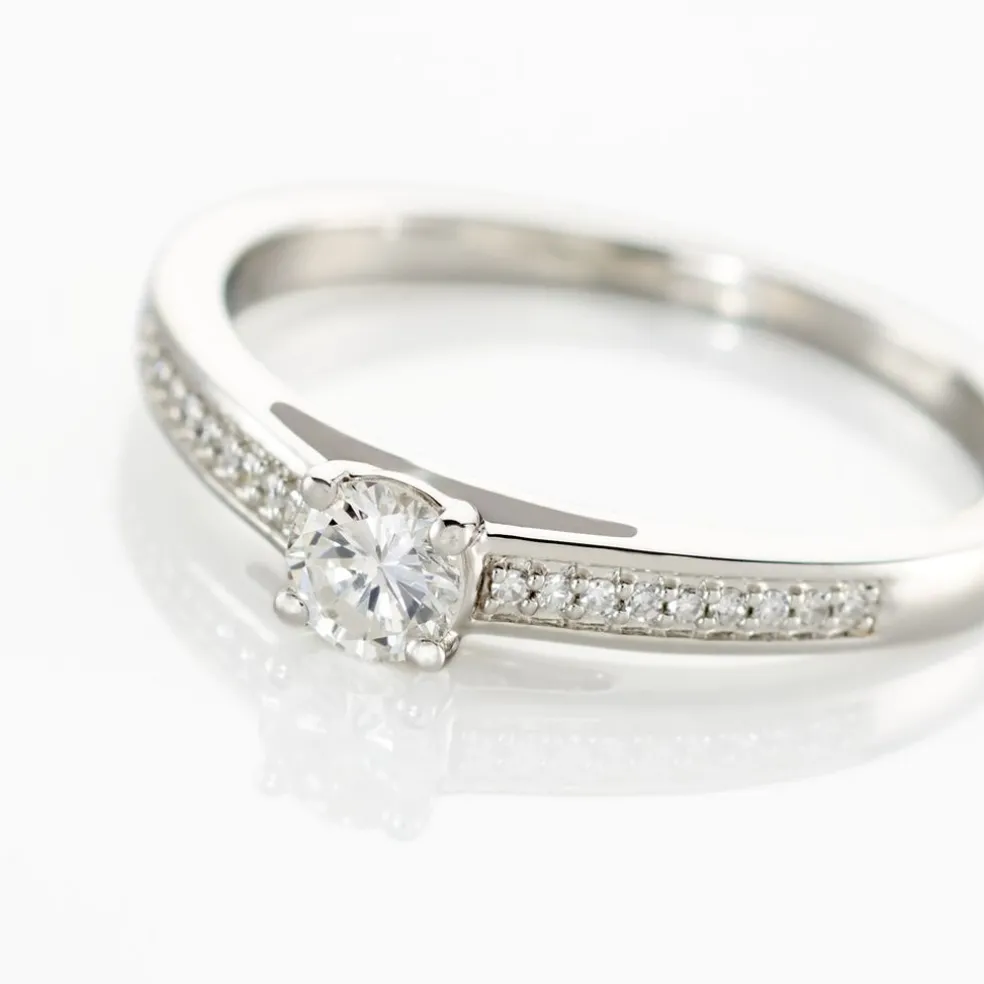 Bague Finella Platine Blanc Diamant