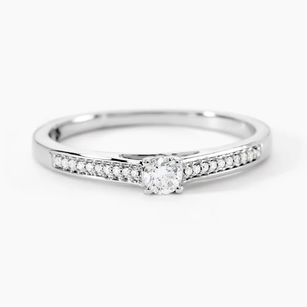 Bague Finella Platine Blanc Diamant