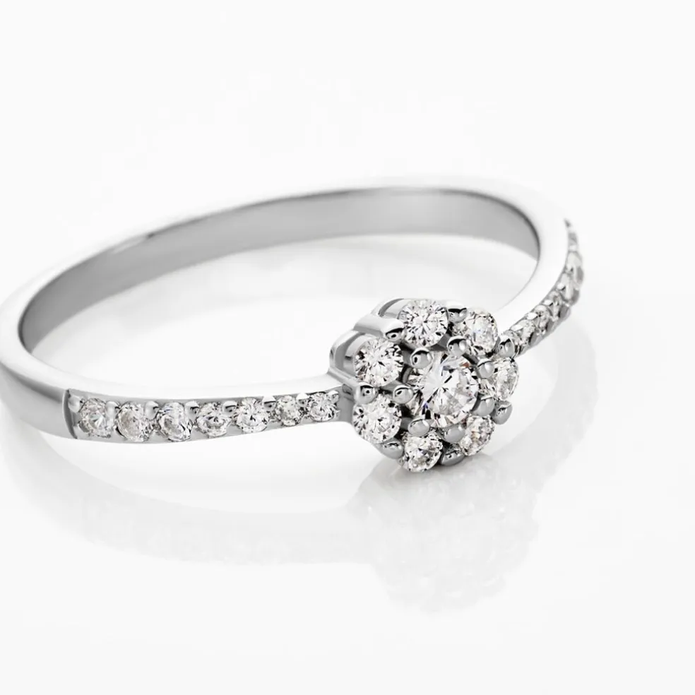 Bague Firmin Argent Blanc Oxyde De Zirconium