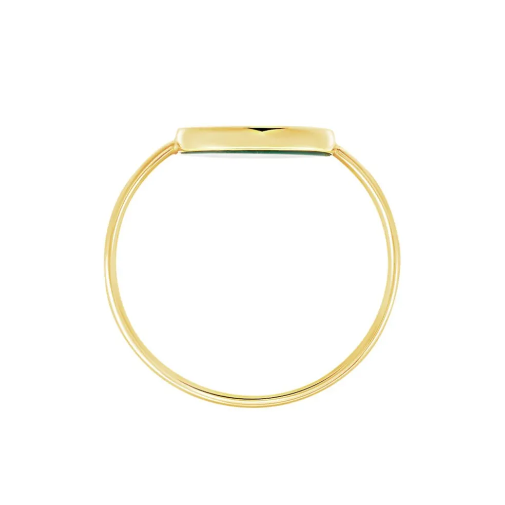 Bague Florica Or Jaune Malachite