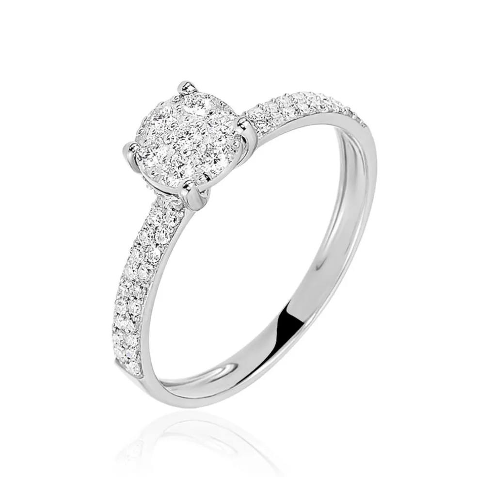 Bague Frika Or Blanc Diamant