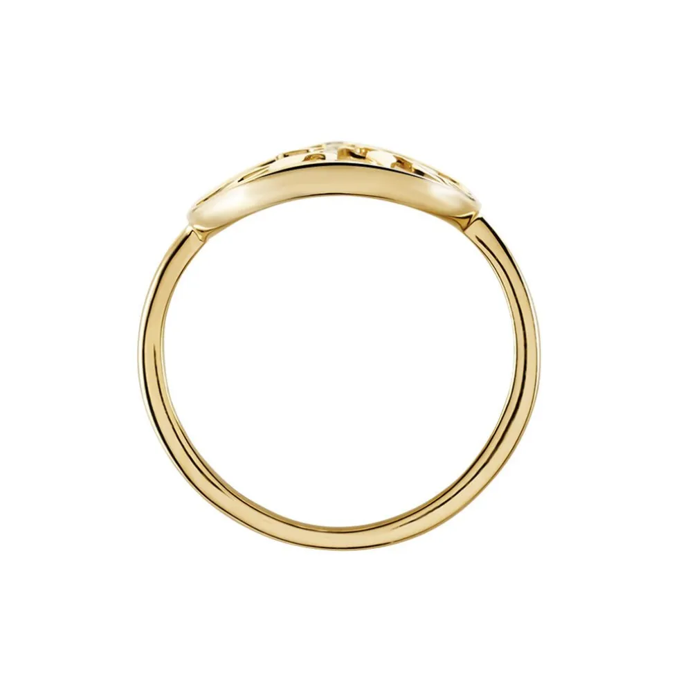Bague Galvina Plaqué Or Jaune