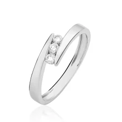 Bague Galya Or Blanc Diamant