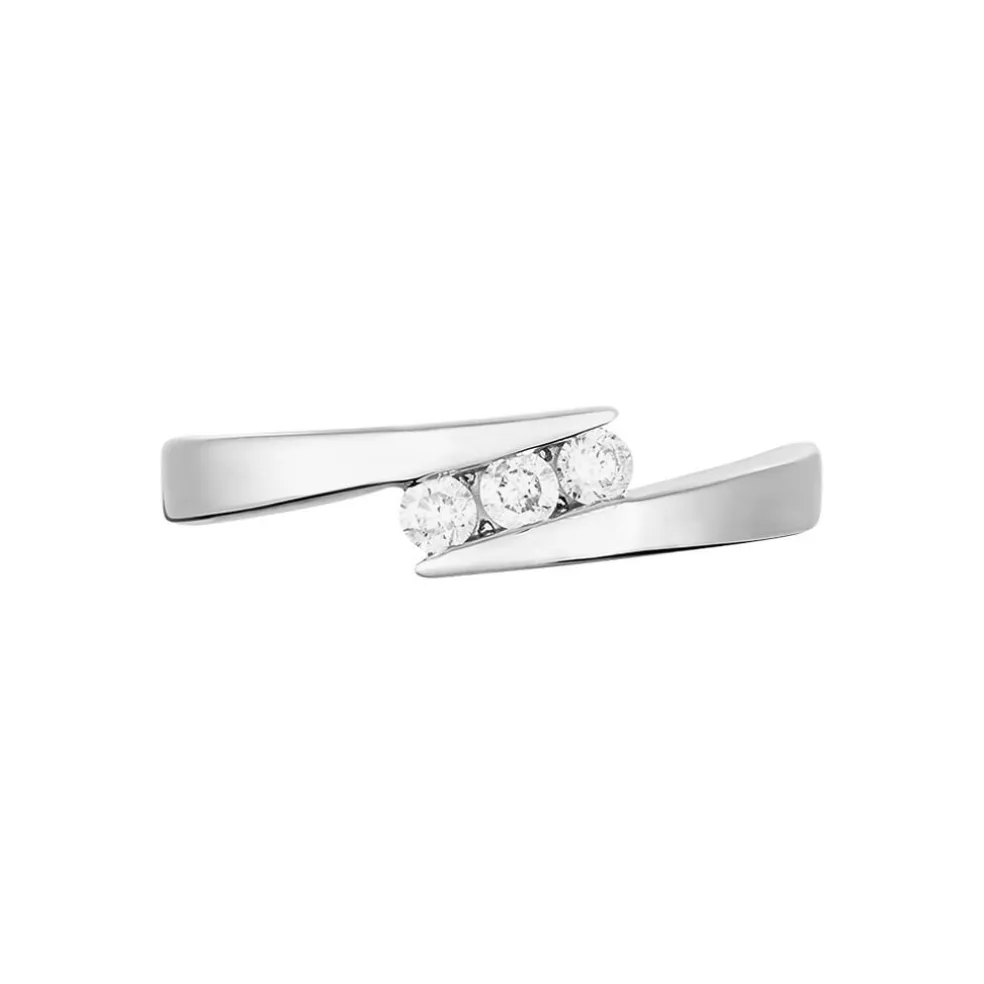 Bague Galya Or Blanc Diamant
