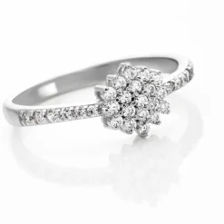 Bague Garoune Argent Blanc Oxyde De Zirconium