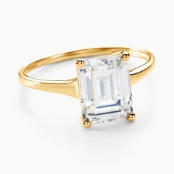 Bague Gatsby Or Jaune Oxyde De Zirconium