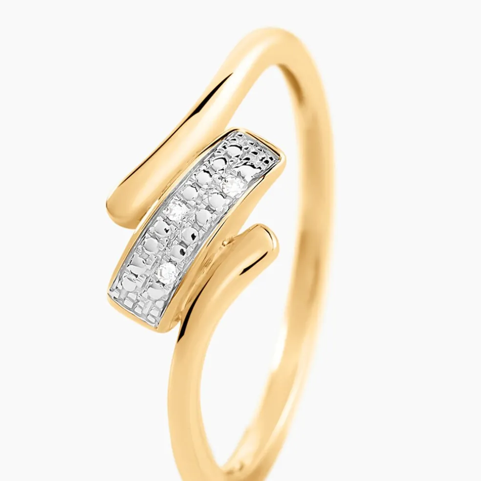 Bague Giampiero Or Jaune Diamant