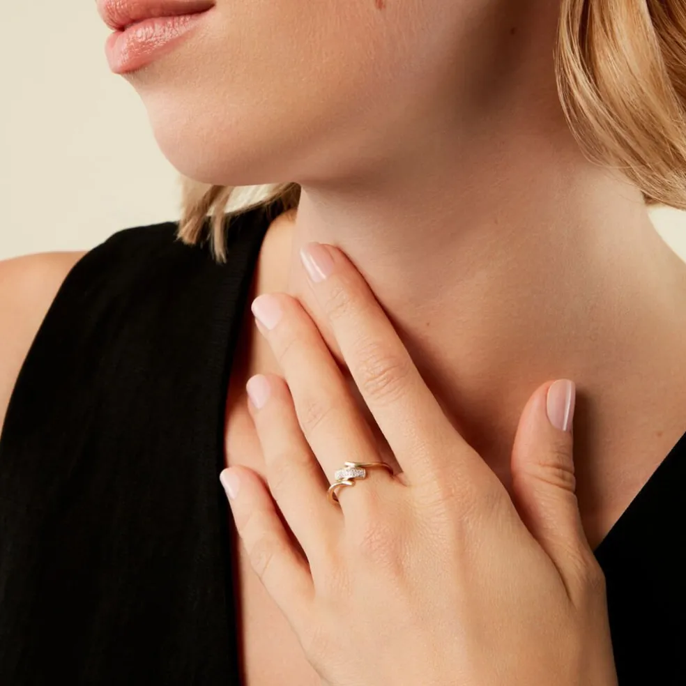 Bague Giampiero Or Jaune Diamant