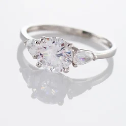 Bague Giana Or Blanc Oxyde De Zirconium