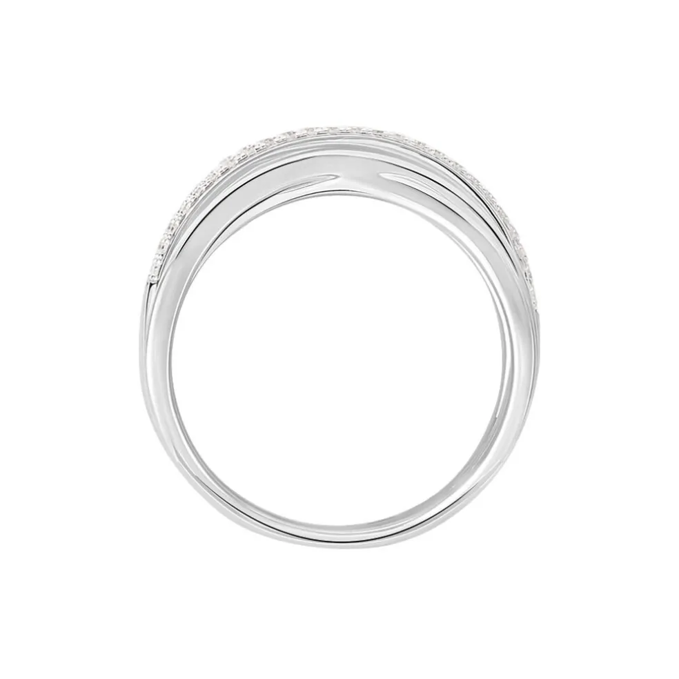 Bague Giseleae Or Blanc Diamant