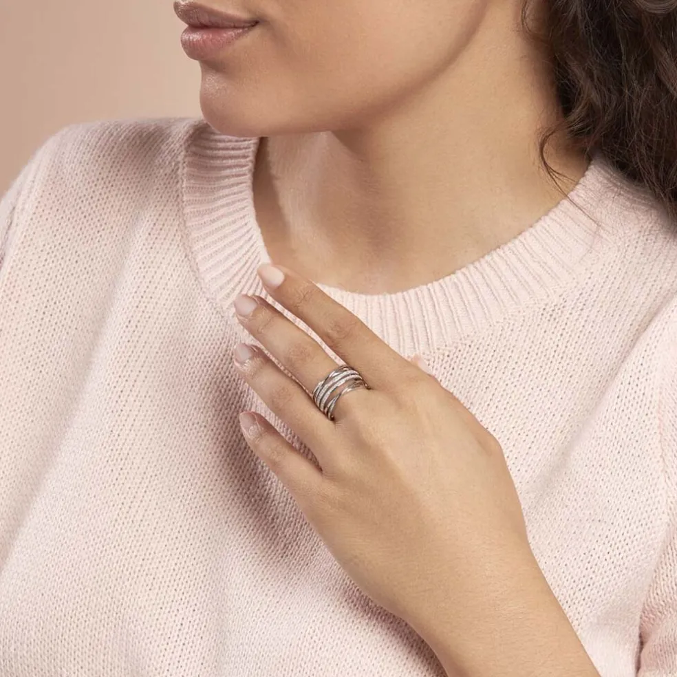 Bague Giseleae Or Blanc Diamant