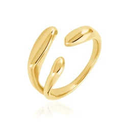 Bague Gold Aura Acier Jaune