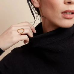 Bague Gold Aura Acier Jaune