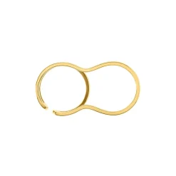 Bague Gold Aura Acier Jaune