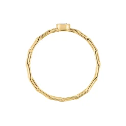 Bague Grady Plaqué Or Jaune Oxyde De Zirconium