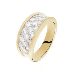 Bague Guerline Plaqué Or Jaune Oxyde De Zirconium