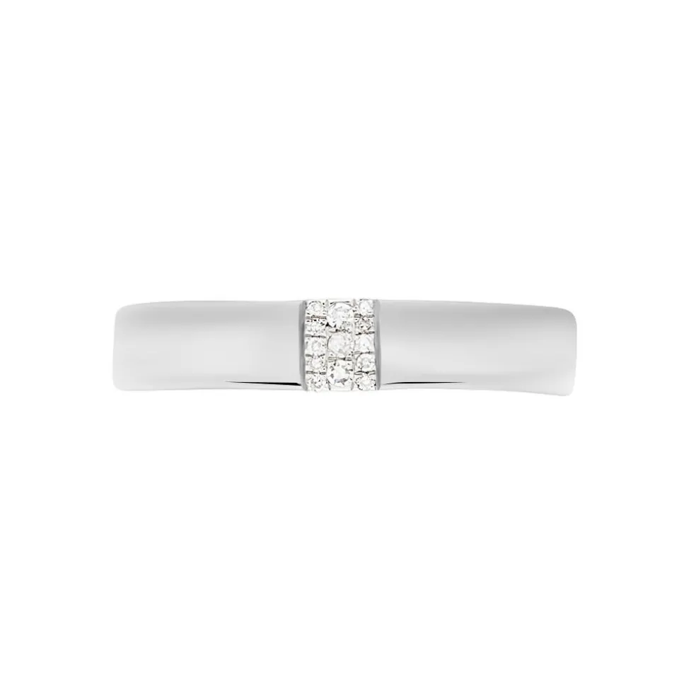 Bague Hajila Or Blanc Diamant