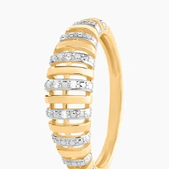 Bague Hamo Or Jaune Diamant