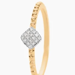 Bague Hanadi Or Jaune Diamant
