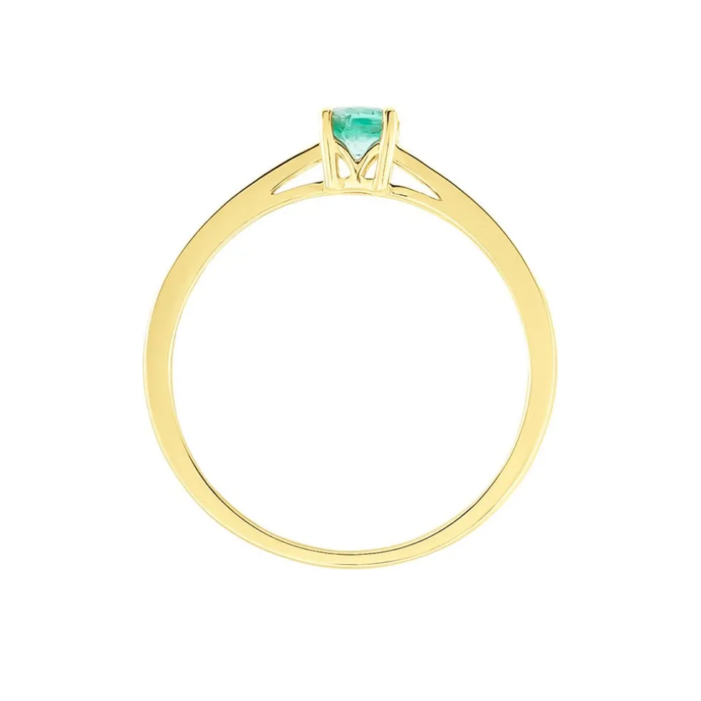 Bague Hardy Or Jaune Emeraude Diamant