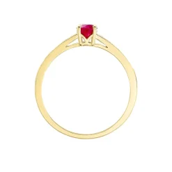 Bague Hardy Or Jaune Rubis Diamant