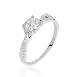 Bague Hebe Or Blanc Diamant