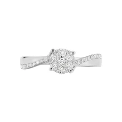 Bague Hebe Or Blanc Diamant