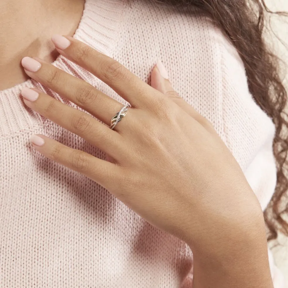 Bague Helene Or Bicolore Diamant