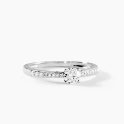 Bague Hemera Ld Platine Blanc Diamant Synthétique