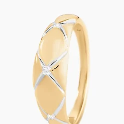 Bague Hildreth Or Jaune Diamant